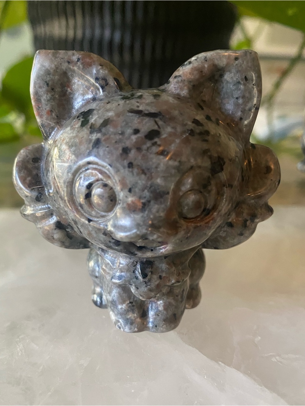 🦊✨ Smiley Yooperlite Fox — 2.5” Tall x 2” Wide ✨🦊
